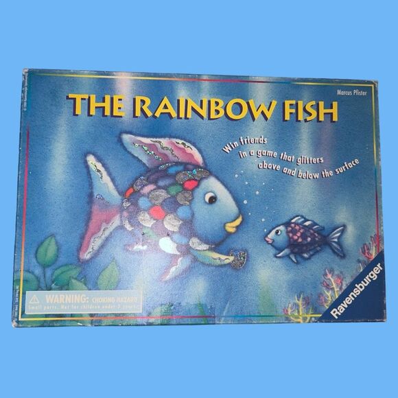 Vintage 1999 The Rainbow Fish Game Ravensburger Marcus Pfister COMPLETE - Picture 2 of 5